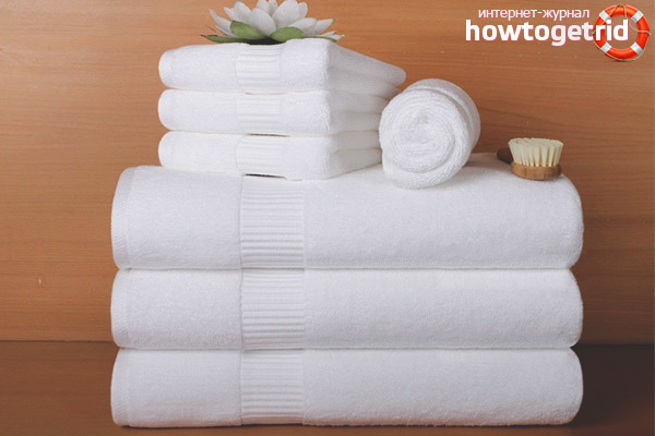 Как освежить белые кухонные полотенца