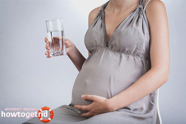 Минеральная вода при беременности