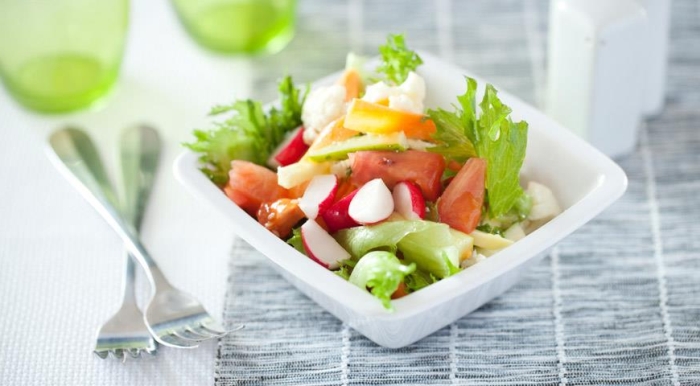Диета Спичка - овощной салат