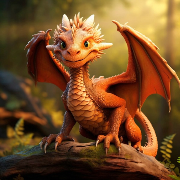 фото драконов красивых мультяшных реалистично